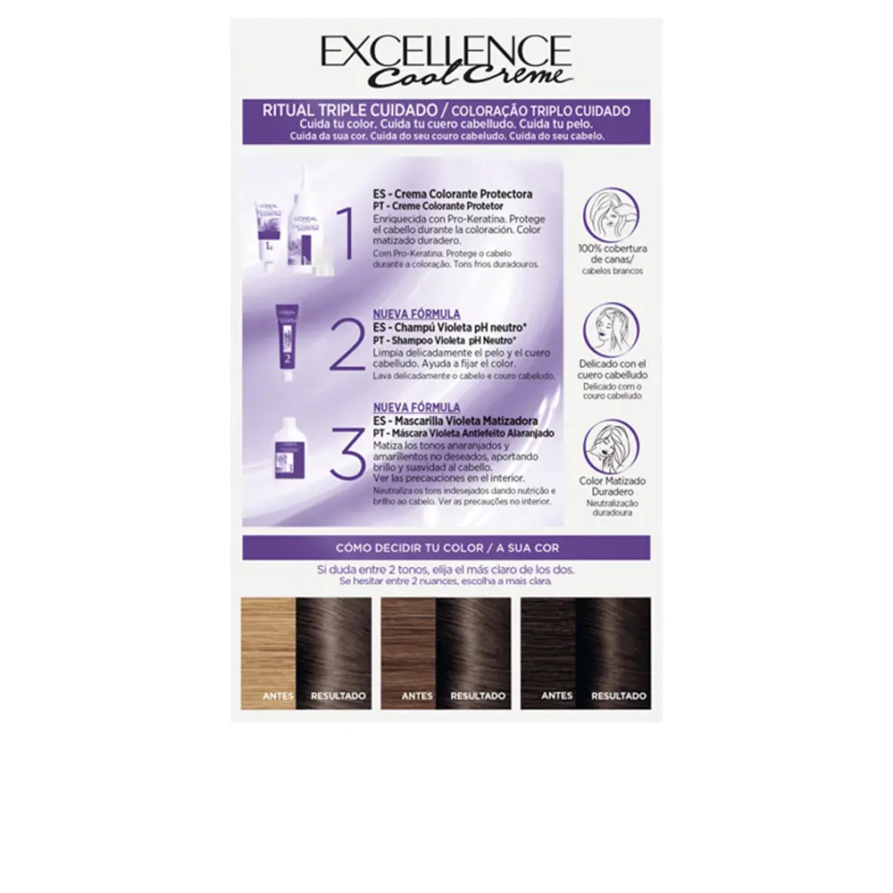 L’ORÉAL PARISEXCELLENCE creme hair color #6.11-dark ash blonde
