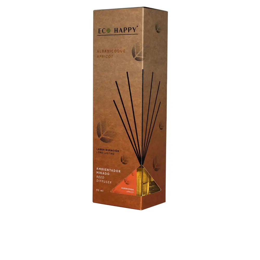 ECO HAPPY ALBARICOQUE ambientador mikado 95 ml