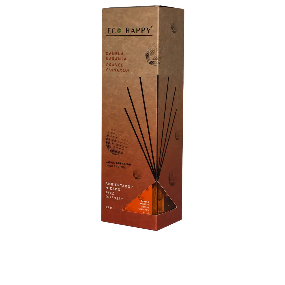 ECO HAPPY CANELA-ORANGE ambientador mikado 95 ml