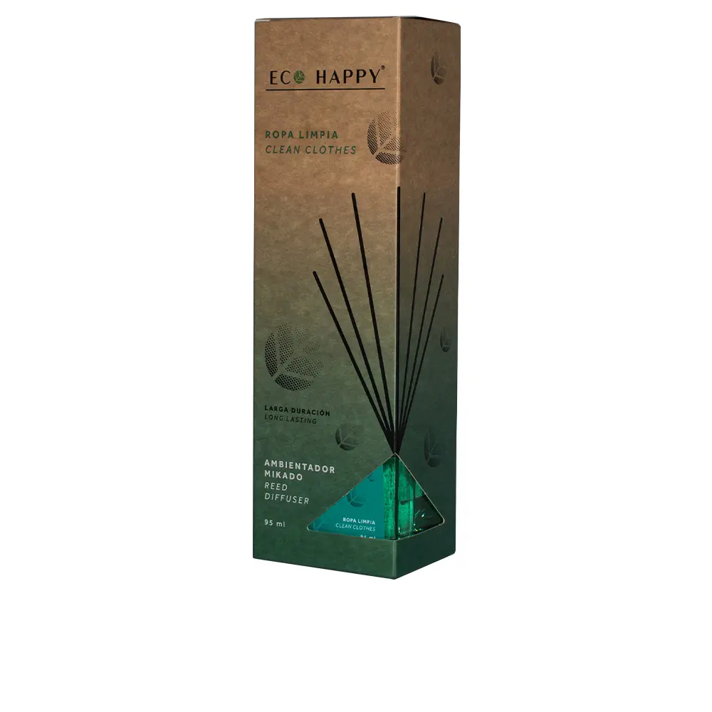 ECO HAPPY ROPA LIMPIA ambientador mikado 95 ml