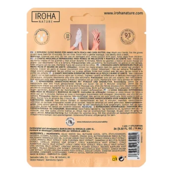 IROHA PEACH hand & nail mask gloves repair 2 u