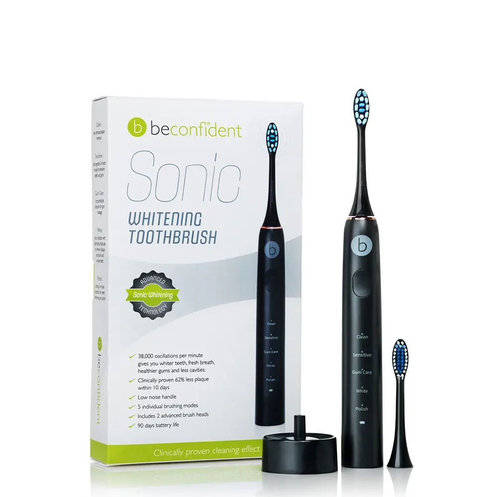 BECONFIDENT SONIC electric whitening toothbrush #black/rose gold BECONFIDENT SONIC electric whitening toothbrush #black/rose gold