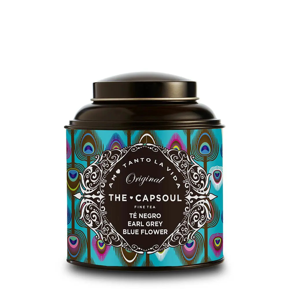 THE CAPSOUL TEA GRANEL black earl grey blue flower 100 gr THE CAPSOUL TEA GRANEL black earl grey blue flower 100 gr