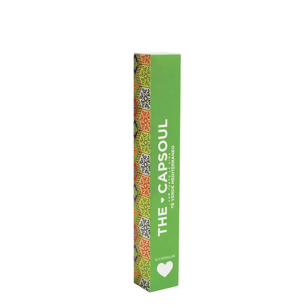 THE CAPSOUL CAPSULES TEA verde mediterraneo capsules compatibles Nespresso 10 u THE CAPSOUL CAPSULES TEA verde mediterraneo capsules compatibles Nespresso 10 u