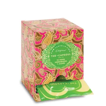 THE CAPSOUL ENVELOPED PYRAMIDS green tea matcha and jasmine 15 u