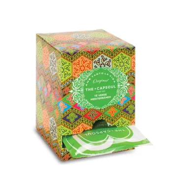 THE CAPSOUL ENVELOPED PYRAMIDS green tea mediterraneo 15 u
