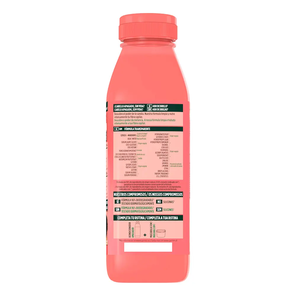 GARNIER FRUCTIS HAIR FOOD watermelon champoo revitalizing 350 ml