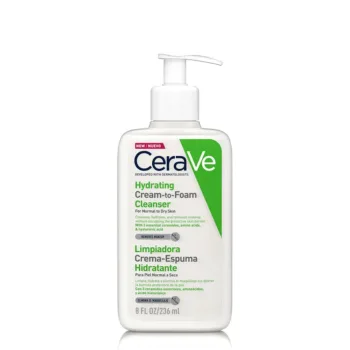 CERAVE Nettoyant CRÈME-MOUSSE HYDRATANT pour peaux normales à sèches 236 ml