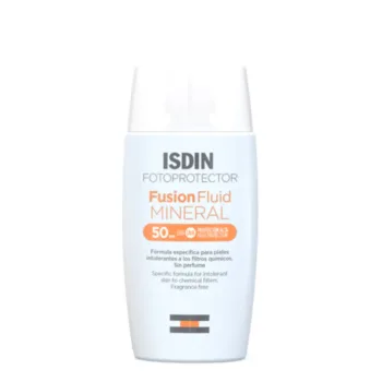 ISDIN FUSION FLUID MINERAL PHOTOPROTECTOR 0% chemical filters SPF50+ 50 ml