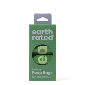 EARTH RATED ROLLOS BOLSA mascota recambio #lavanda 8 x 15 u