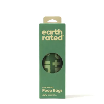 EARTH RATED ROLLO BOLSA mascota dispensador #sin perfume 300 u