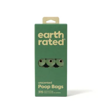 EARTH RATED ROLLOS BOLSA mascota recambio #sin perfume 21 x 15 u