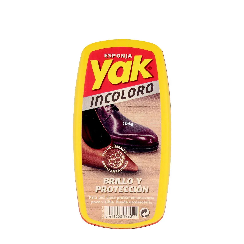 YAK esponja calzado autobrillante incolora YAK esponja calzado autobrillante incolora