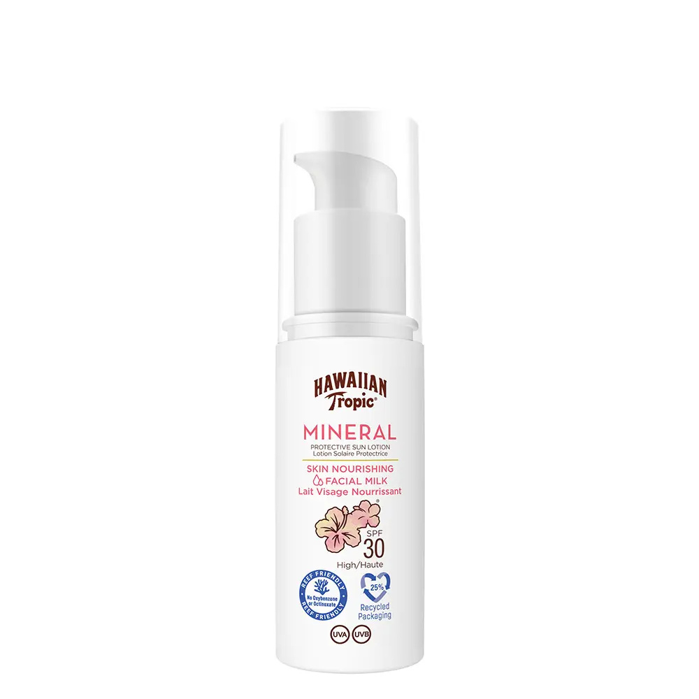 HAWAIIAN TROPIC MINERAL facial protective milk SPF30 50 ml HAWAIIAN TROPIC MINERAL facial protective milk SPF30 50 ml