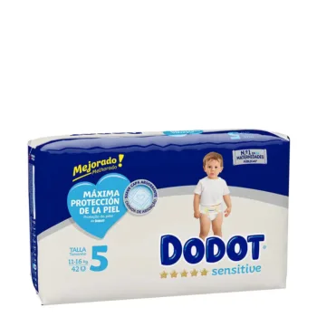 DODOT SENSITIVE size 5 nappies 11-16 kg 42 u