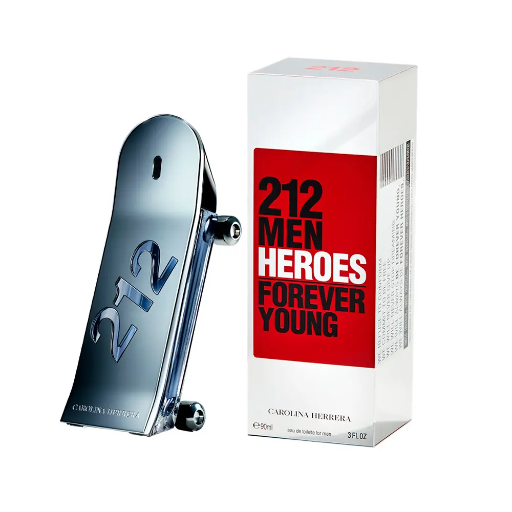 CAROLINA HERRERA 212 MEN HEROES eau de toilette vaporisateur 90 ml pour Homme