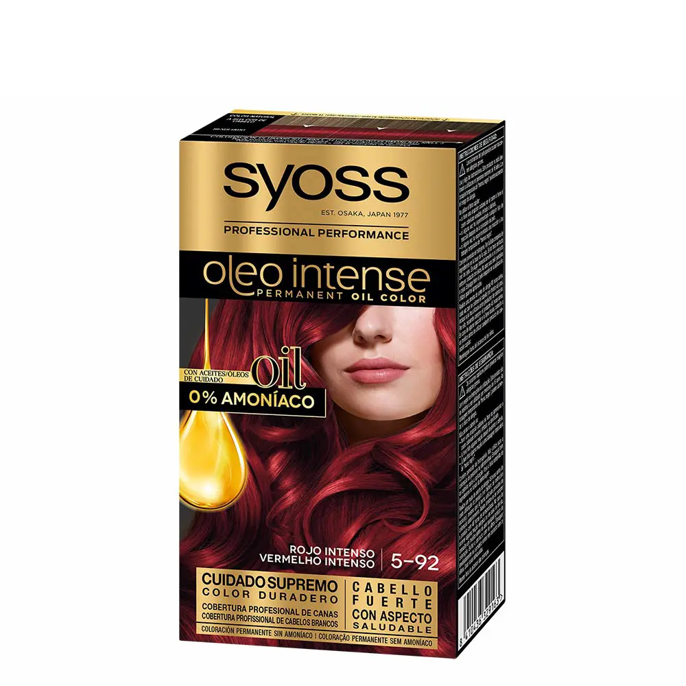 SYOSS OLEO INTENSE ammonia-free hair color #5.92-intense red 5 pz SYOSS OLEO INTENSE ammonia-free hair color #5.92-intense red 5 pz