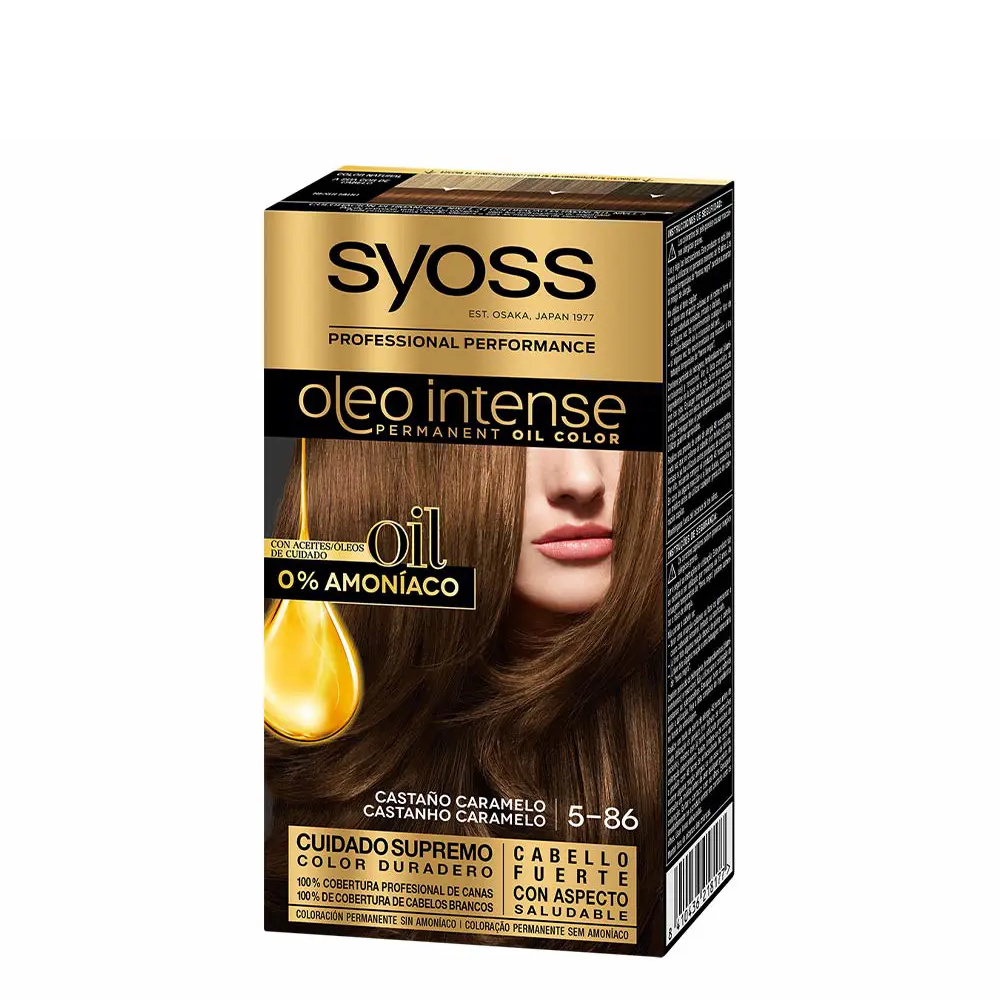 SYOSS OLEO INTENSE ammonia-free hair color #5.86-caramel brown 5 pcs SYOSS OLEO INTENSE ammonia-free hair color #5.86-caramel brown 5 pcs