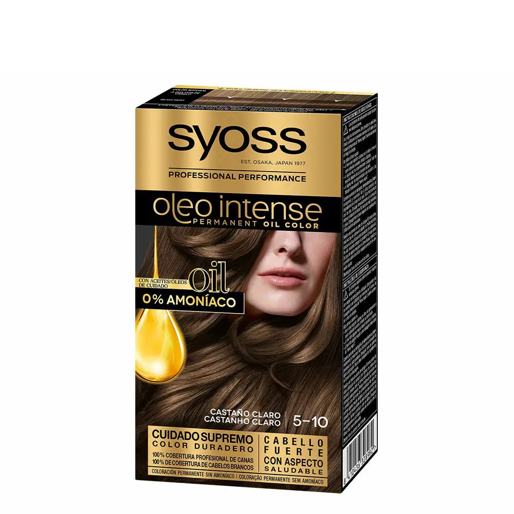 SYOSS OLEO INTENSE ammonia-free hair color #5.10-light brown 5 pcs SYOSS OLEO INTENSE ammonia-free hair color #5.10-light brown 5 pcs