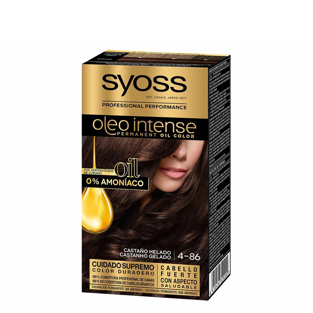 SYOSS OLEO INTENSE ammonia-free hair color #4.86-ice brown 5 pcs SYOSS OLEO INTENSE ammonia-free hair color #4.86-ice brown 5 pcs