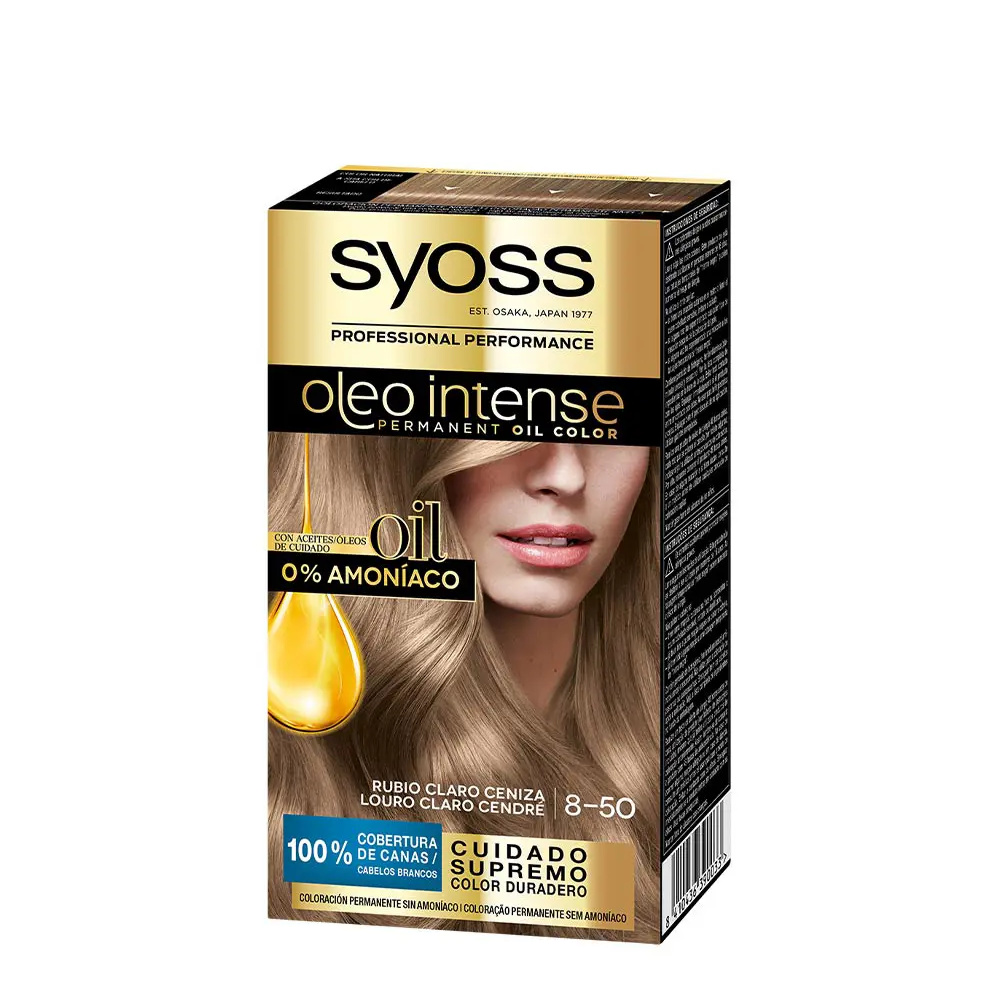 SYOSS OLEO INTENSE ammonia-free hair color #8.50-ash blonde 5 pcs SYOSS OLEO INTENSE ammonia-free hair color #8.50-ash blonde 5 pcs