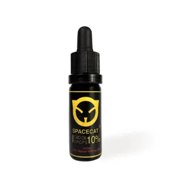 SPACECAT OLIO DI CBD 10% (1000mg) spettro completo rico in cannabidiolo 10 ml