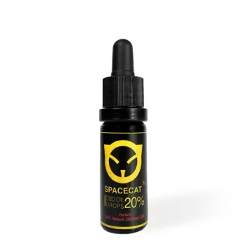 SPACECAT OLIO DI CBD 20% (2000mg) spettro completo rico in cannabidiolo 10 ml
