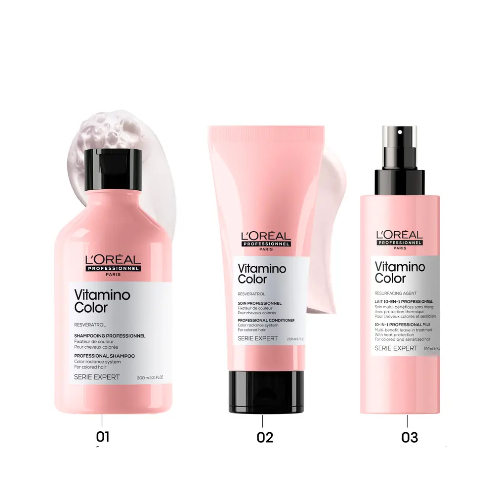 L'ORÉAL PROFESSIONNEL PARIS VITAMINO COLOR conditioner 200 ml L'ORÉAL PROFESSIONNEL PARIS VITAMINO COLOR conditioner 200 ml - Image 3