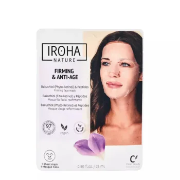 IROHA RASSODANTE E ANTI-AGE maschera viso rassodante al backuchiolo e peptidi 23 ml