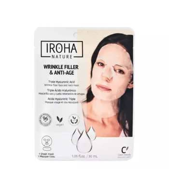 IROHA WRINKLE FILLER & ANTI-AGE wrinkle filler face & neck mask 30 ml IROHA WRINKLE FILLER & ANTI-AGE wrinkle filler face & neck mask 30 ml