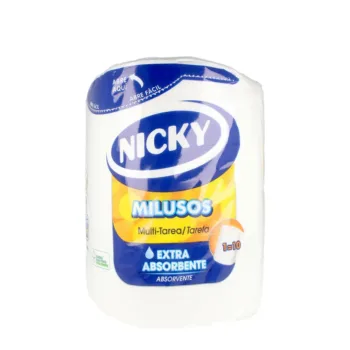 NICKY MULTIUSOS papel extra absorbente 1 = 10 rollos