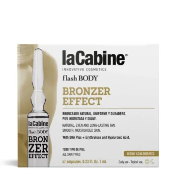 LA CABINE AMPOLLAS CORPORALES bronzer effect 7 x 7 ml
