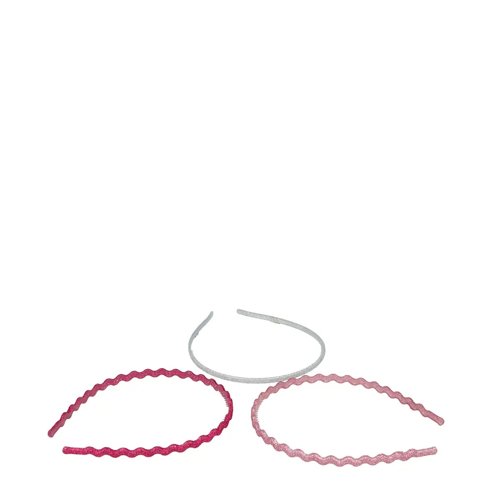INCA DIADEMAS FINAS CON PURPURINA set 3 pcs INCA DIADEMAS FINAS CON PURPURINA set 3 pcs