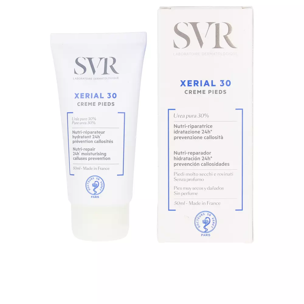SVR LABORATOIRE DERMATOLOGIQUE XERIAL 30 Foot Cream 50 ml