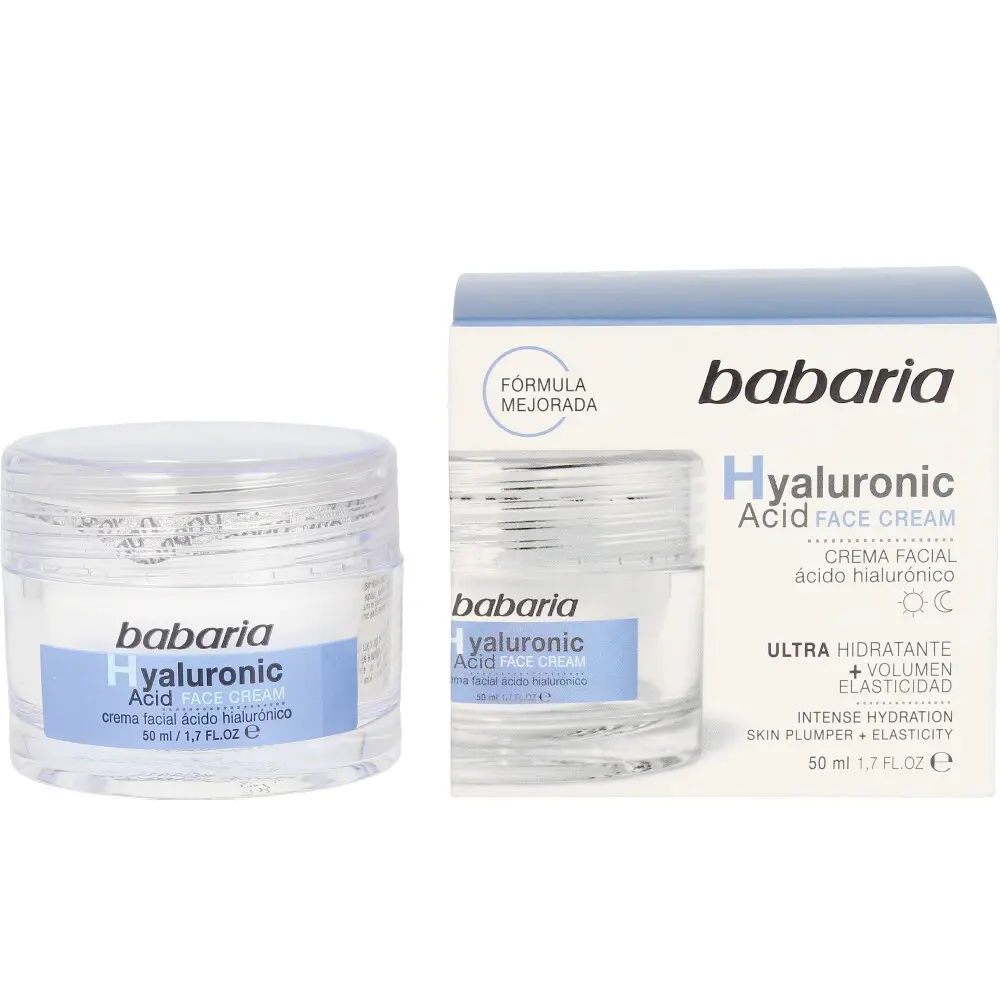 BABARIA ACIDE HYALURONIQUEcrème visage ultrahydratante 50 ml