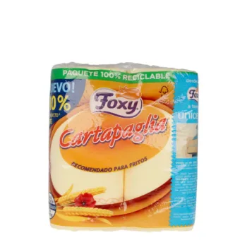 FOXY CARTAPAGLIA papel cocina especial fritos 2 rollos FOXY CARTAPAGLIA papel cocina especial fritos 2 rollos