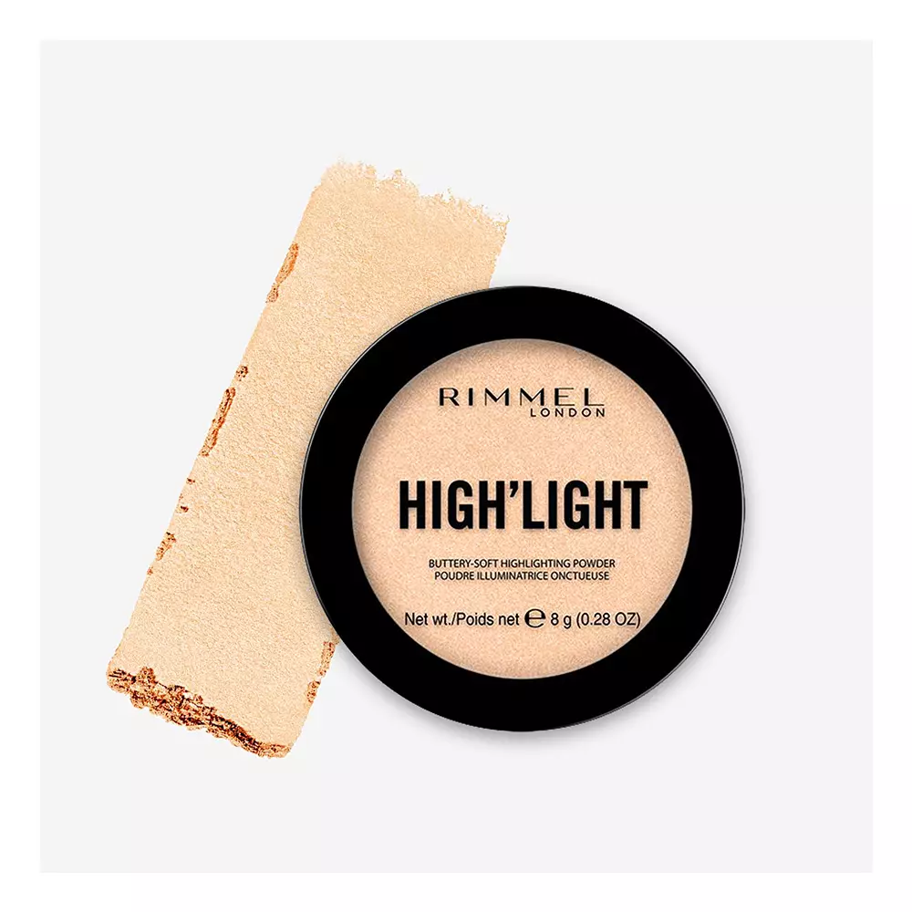RIMMEL LONDON HIGH'LIGHT buttery-soft highlighting powder #001-stardust RIMMEL LONDON HIGH'LIGHT buttery-soft highlighting powder #001-stardust - Image 3