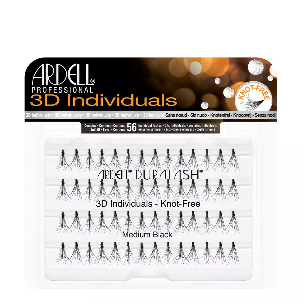 ARDELL EYELASHES POSTIZAS 3D INDIVIDUALES #medium black 1 u ARDELL EYELASHES POSTIZAS 3D INDIVIDUALES #medium black 1 u