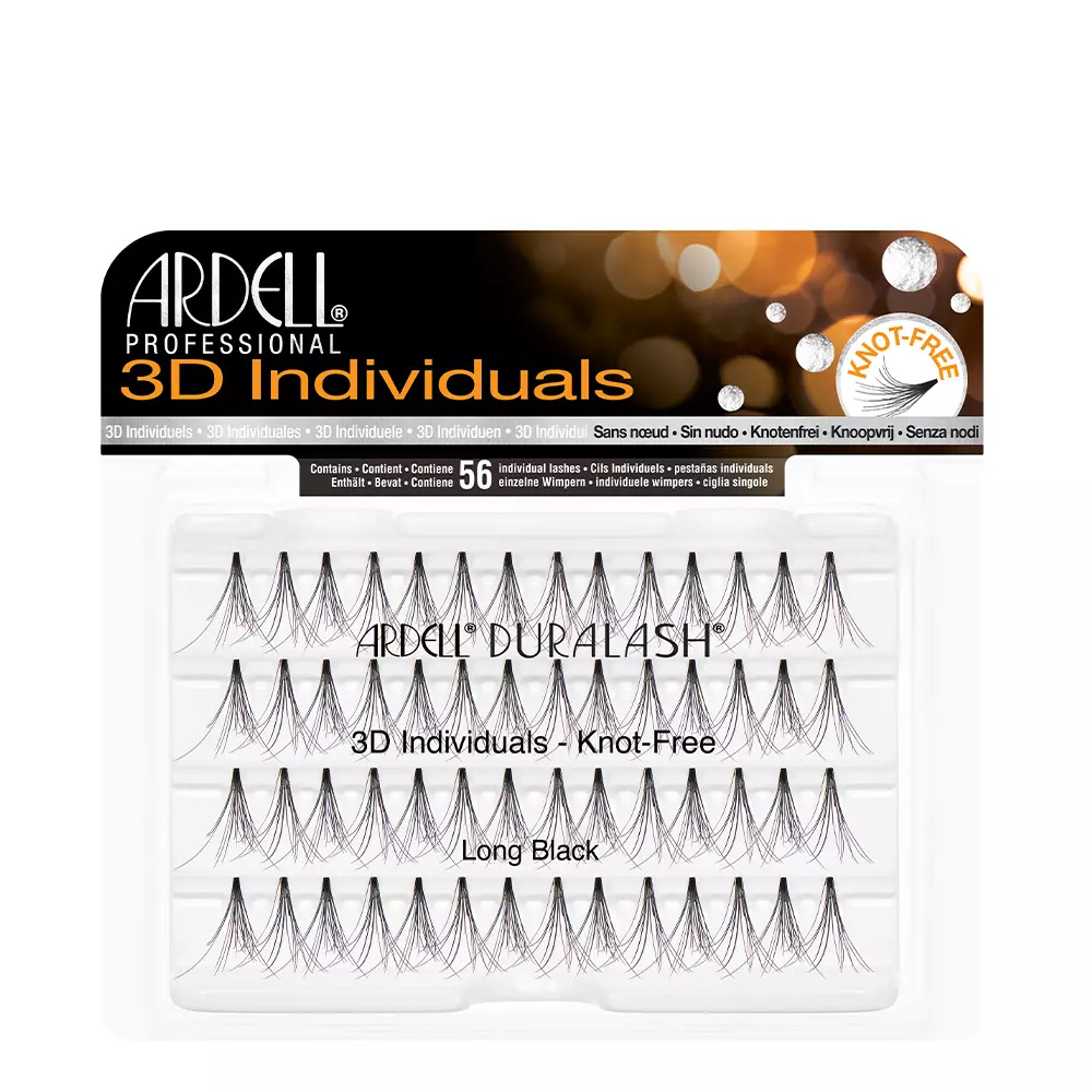 ARDELL EYELASHES POSTIZAS 3D INDIVIDUALES #long black 1 u ARDELL EYELASHES POSTIZAS 3D INDIVIDUALES #long black 1 u
