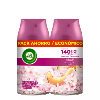 AIR-WICK FRESHMATIC ambientador recambio duplo #delicias 2 x 250 ml