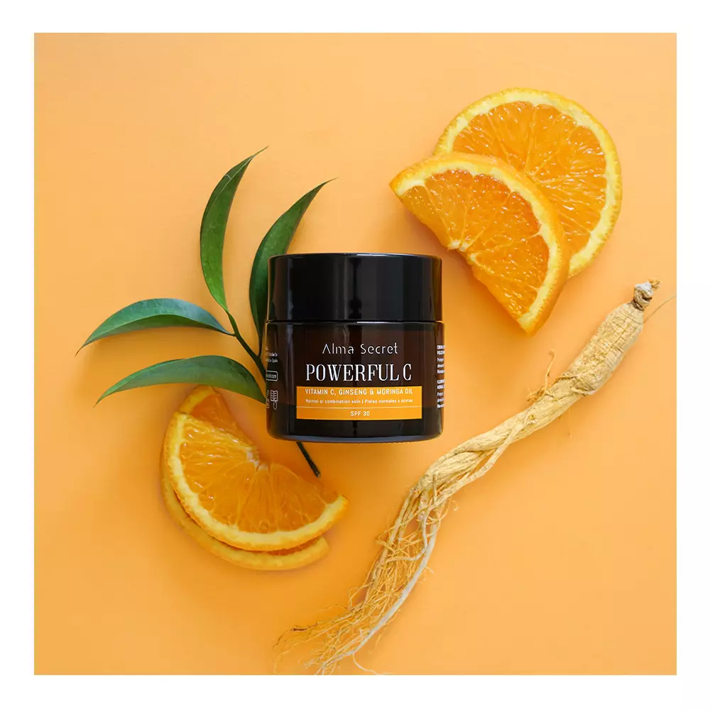 <span class="notranslate">ALMA SECRET POWERFUL C</span> anti-aging brightening moringa SPF30 50 ml