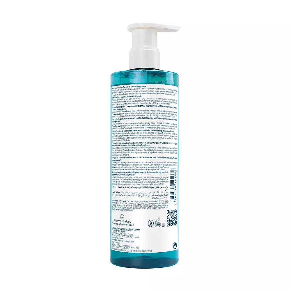 <span class="notranslate">DUCRAY KERACNYL</span> cleansing gel 400 ml