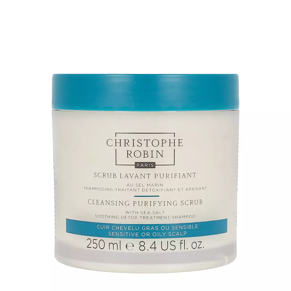 CHRISTOPHE ROBIN CLEANSING purifying scrub with sea salt 250 ml CHRISTOPHE ROBIN CLEANSING purifying scrub with sea salt 250 ml