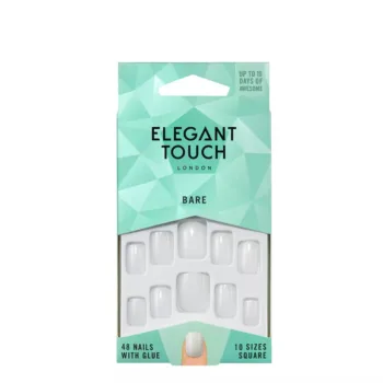 ELEGANT TOUCH TOTALLY BARE nails with glue #square-001 48 u ELEGANT TOUCH TOTALLY BARE nails with glue #square-001 48 u