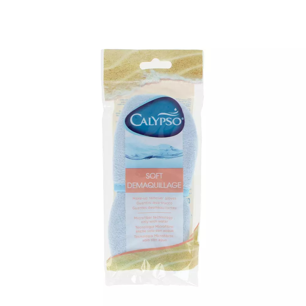 CALYPSO GUANTE CALYPSO makeup remover gentle x 2 u CALYPSO GUANTE CALYPSO makeup remover gentle x 2 u