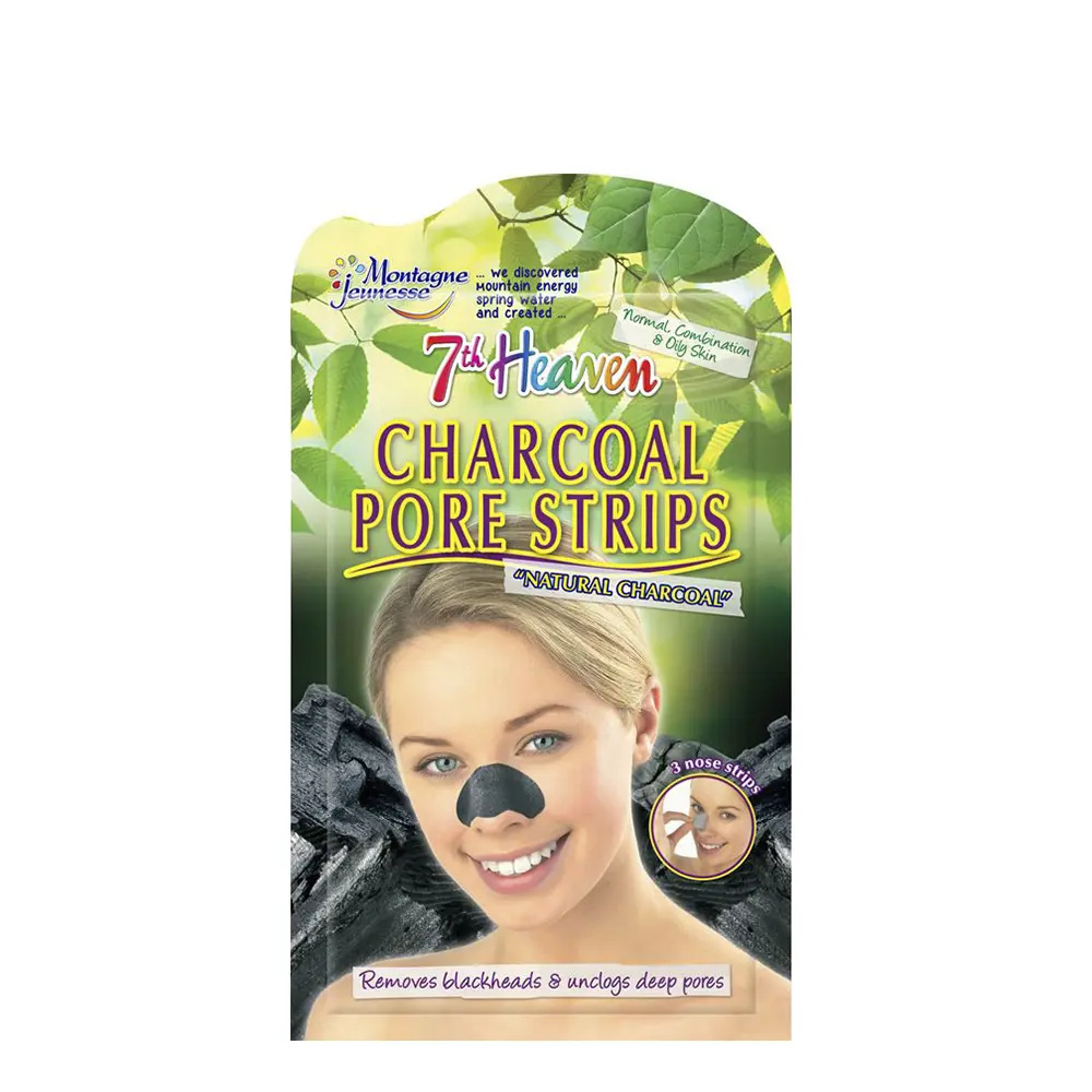 7TH HEAVEN CHARCOAL pore strips 3 u 7TH HEAVEN CHARCOAL pore strips 3 u