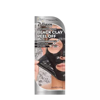 7TH HEAVEN FOR MEN BLACK CLAY peel-off mask 10 ml