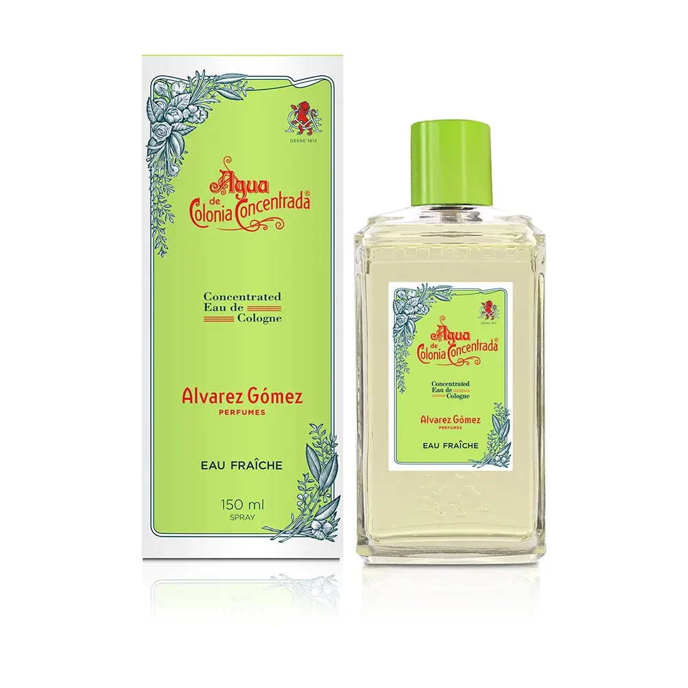 ALVAREZ GOMEZ AGUA DE COLONIA CONCENTRADA eau fraiche Eau de Cologne Spray 150 ml Unisex ALVAREZ GOMEZ AGUA DE COLONIA CONCENTRADA eau fraiche Eau de Cologne Spray 150 ml Unisex