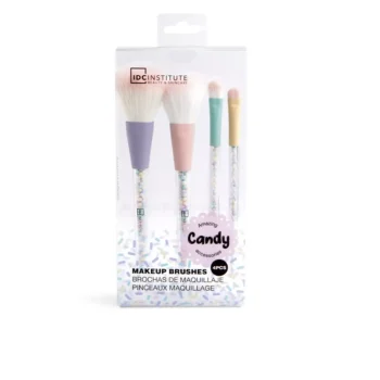 IDC INSTITUTE CANDY MAKEUP BRUSHES set 4 pcs