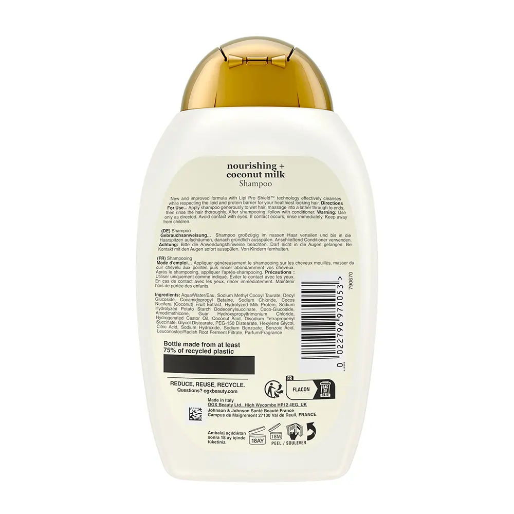 OGX KOKOSNUSSMILCH Haarshampoo 385 ml